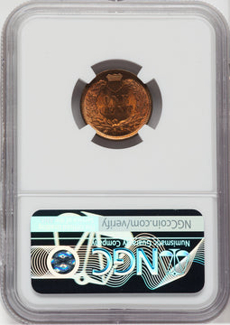 1899 1C RD Indian Cent NGC MS65