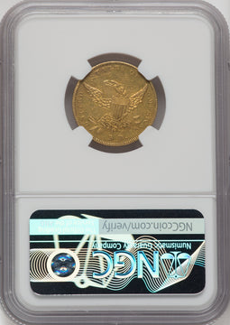 1838-C $5 Classic Half Eagle NGC AU50