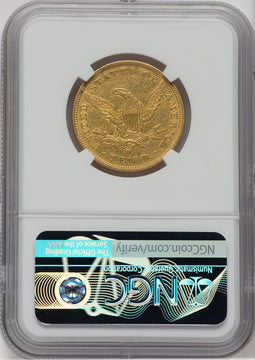 1842-O $10 Liberty Eagle NGC AU53