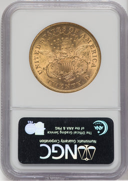 1875-S $20 Liberty Double Eagle NGC MS61