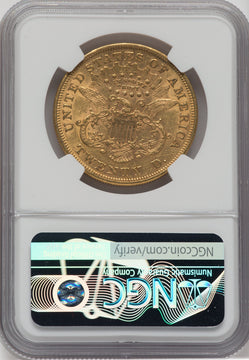 1872 $20 Liberty Double Eagle NGC AU53