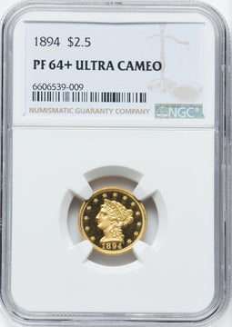 1894 $2.50 NGC Plus Proof Liberty Quarter Eagle NGC PR64+