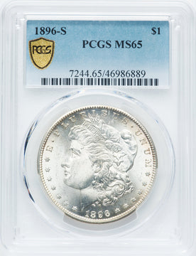 1896-S $1 Morgan Dollar PCGS MS65