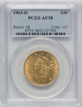 1903-O $10 Liberty Eagle PCGS AU58