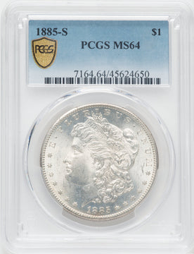1885-S $1 Morgan Dollar PCGS MS64