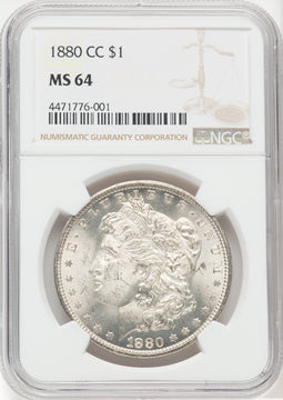 1880-CC $1 Morgan Dollar NGC MS64