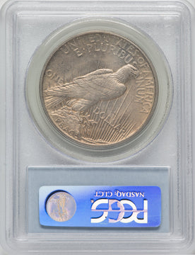 1921 $1 Peace Dollar PCGS MS62