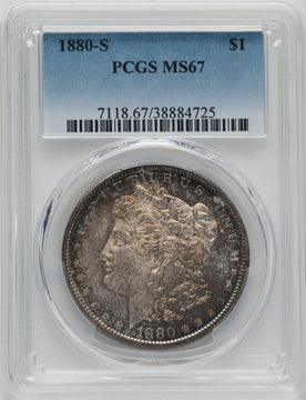 1880-S $1 Morgan Dollar PCGS MS67
