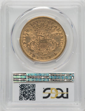 1868-S $20 Liberty Double Eagle PCGS AU55