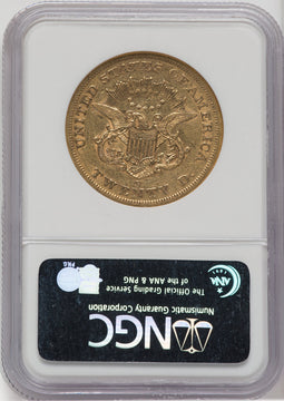 1857-S $20 Liberty Double Eagle NGC XF45
