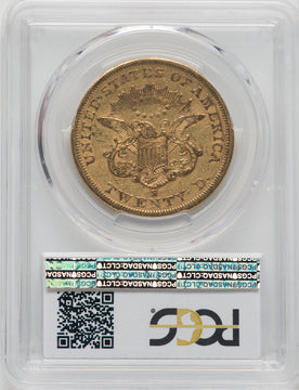 1861-S $20 Liberty Double Eagle PCGS XF40