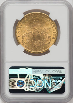 1892-S $20 Liberty Double Eagle NGC AU58