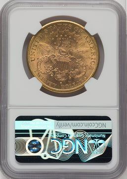 1880-S $20 Liberty Double Eagle NGC MS61
