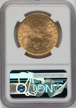 1878 $20 Liberty Double Eagle NGC AU55