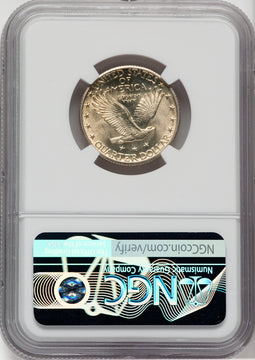 1920-D 25C FH Standing Liberty Quarter NGC MS67
