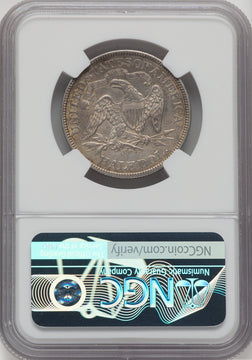 1870-CC 50C Seated Half Dollar NGC AU55
