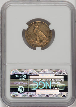 1911-D $5 Indian Half Eagle NGC AU50