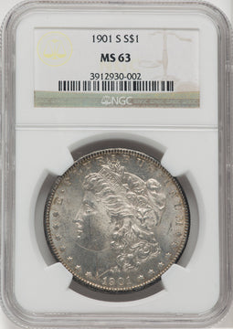 1901-S $1 Morgan Dollar NGC MS63