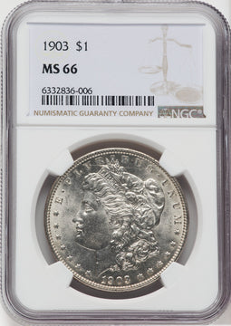 1903 $1 Morgan Dollar NGC MS66