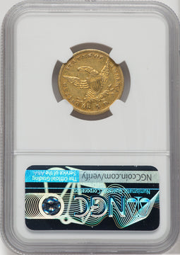 1838 $5 Classic Half Eagle NGC AU53