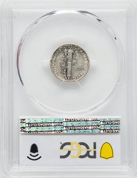 1942/1 10C Mercury Dime PCGS AU50