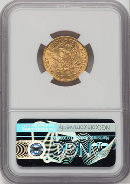 1896 $5 Liberty Half Eagle NGC MS63