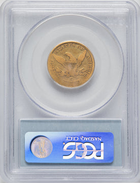 1844-C $5 Liberty Half Eagle PCGS G4