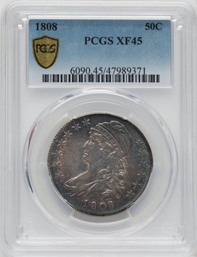 1808 50C Bust Half Dollar PCGS XF45