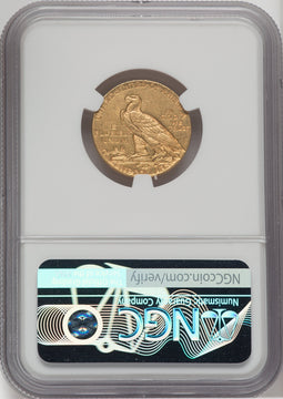 1912-S $5 Indian Half Eagle NGC AU58