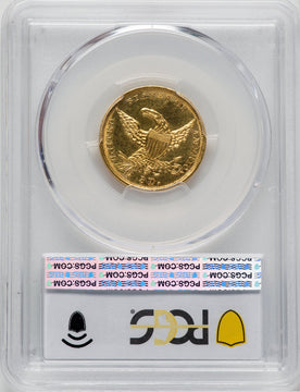 1834 $5 PLAIN 4 Classic Half Eagle PCGS MS62