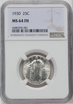 1930 25C FH Standing Liberty Quarter NGC MS64