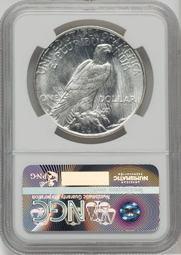1922-D $1 Peace Dollar NGC MS67