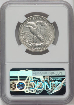 1919 50C Walking Liberty Half Dollar NGC AU58