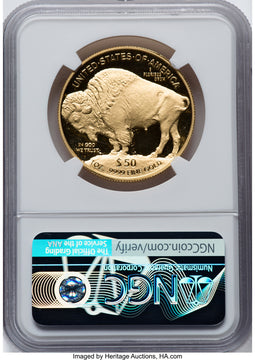 2022-W G$50 Gold Buffalo DCAM NGC PF70