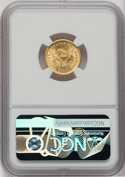 1905 $2.50 Liberty Quarter Eagle NGC MS65