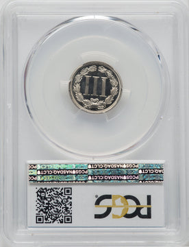 1869 3CN CAC Proof Three Cent Nickel PCGS PR66+