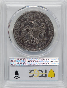 1870-CC S$1 Seated Dollar PCGS AU55