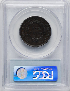 1814 1C Plain 4 BN Large Cent PCGS XF45
