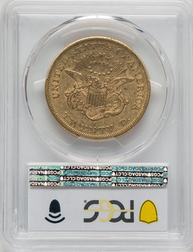 1856-S $20 CAC Liberty Double Eagle PCGS XF40