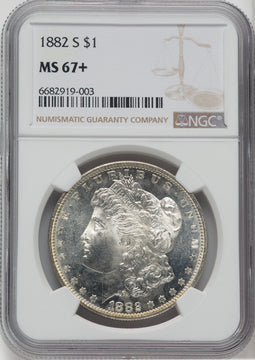 1882-S $1 Morgan Dollar NGC MS67+