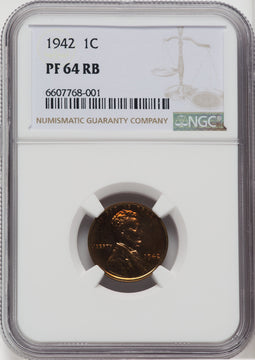 1942 1C-50C Proof Set Proof Sets NGC 0