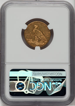 1911-D $5 Indian Half Eagle NGC AU55