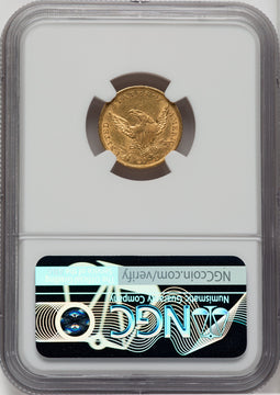 1836 $2.50 Script 8 Classic Quarter Eagle NGC MS61