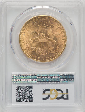 1905 $20 Liberty Double Eagle PCGS MS62
