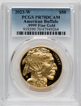 2023-W G$50 Gold Buffalo DCAM PCGS PR70