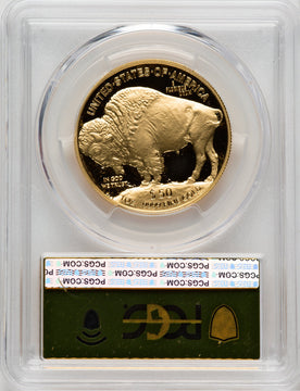 2023-W G$50 Gold Buffalo Advanced Release DCAM PCGS PR70