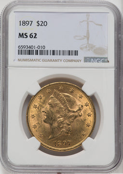 1897 $20 Liberty Double Eagle NGC MS62 (759669031)