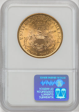 1896 $20 Liberty Double Eagle NGC MS63 (760009002)