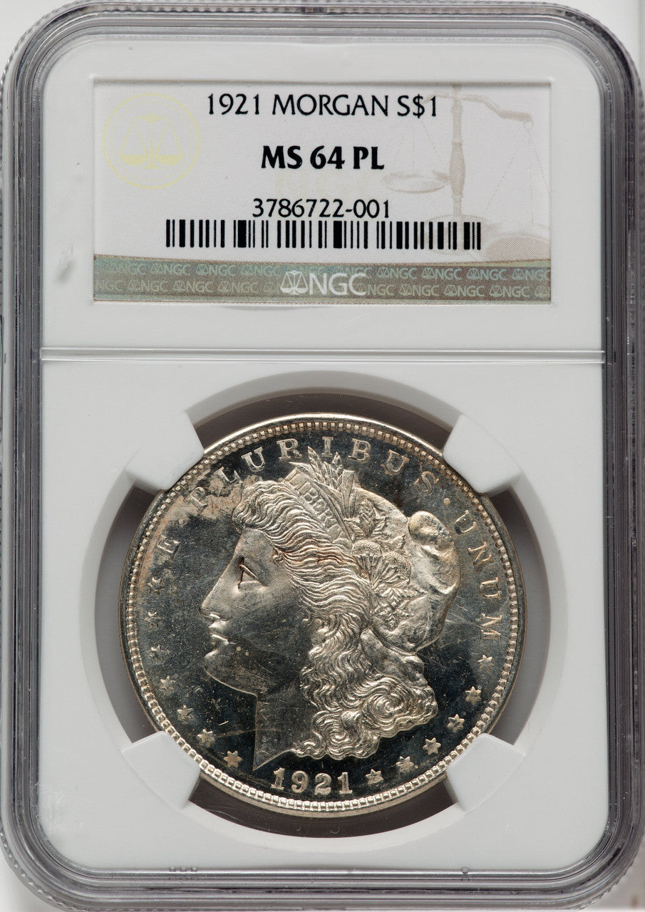 1921 $1 Morgan PL Morgan Dollar NGC MS64 | LCR Coin