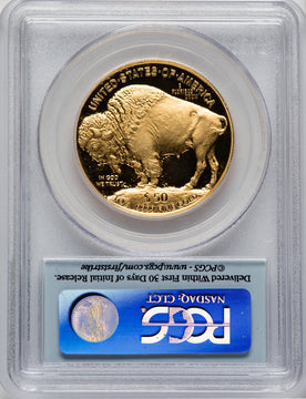 2006-W $50 One-Ounce Gold Buffalo First Strike PCGS PR70